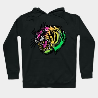 Trad Tiger Tattoo Hoodie